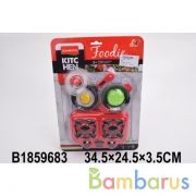 Набор посуды с плитой, пластик 588B-6 на карт. в кор.2*84шт | фото №0