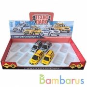 Машина металл LADA kalina cross/largus 12см.,дв.,баг.,инер., асс. дисп..Технопарк уп-12шт в кор2*4уп | фото №0