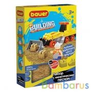 КОНСТРУКТОР БАУЕР. НАБОР С КИНЕТИЧЕСКИМ ПЕСКОМ. С ГРЕЙДЕРОМ в кор.10шт | фото №0