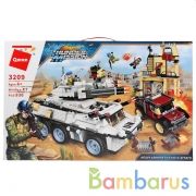 Конструктор пласт. военная база, с фигурками, 930дет. в кор. в кор.5шт | фото №0