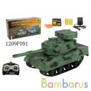 Танк р/у на аккум., с пульками, цвет в ассорт. 3881 в кор. в кор.3*12шт | фото №0