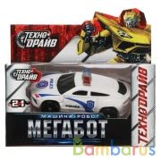 Машина трансформирующаяся, кор.15,5*8,5*6см технодрай ТЕХНОДРАЙВ в кор.2*120шт | фото №0