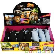 Игрушка пластизоль тянучка акула дельфин касатка кит 20см 4асс дисп ИГРАЕМ ВМЕСТЕ уп-16шт в кор.10уп | фото №0