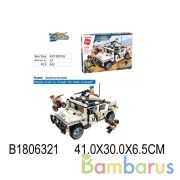 Конструктор пласт. джип, с фигурками, 452дет. в кор. в кор.12шт | фото №0