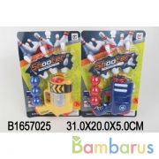 Пистолет с шарами и кеглями 648-13/14 на карт. в кор.2*48шт | фото №0