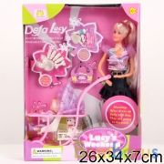 Набор из 2 кукол (мама + дочка) с аксесс., цвет одежды в ассорт. в кор. 26*35см (С) в кор.2*12наб | фото №0