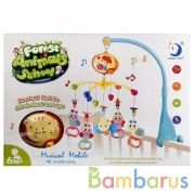 Погремушка муз. на подвеске, на бат. со светом 601-41 в кор. 41,2*7,5*29,9см в кор.2*9шт | фото №0