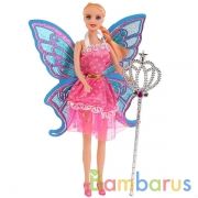 Кукла 27см с крыльями, с аксесс., в ассорт. в пак. в кор.4*120шт | фото №0