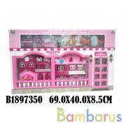 Дом для кукол, на бат. звук, с фигурками и аксесс. 208 в кор. в кор.12шт | фото №0