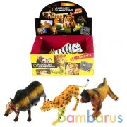 ДИКОЕ ЖИВОТНОЕ "ИГРАЕМ ВМЕСТЕ" 16-25СМ, В АССОРТ. С ХЭНТЭГОМ В ДИСПЛЕЕ (РУСС. УП.) УП-6ШТ в кор.16уп | фото №0