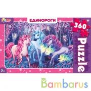 Единороги. Пазлы классические в коробке. Пазл 360 деталей. Умные игры в кор.24шт | фото №0
