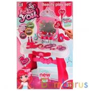 Набор игровой туалетный столик на бат. свет+звук, с аксесс. в кор. в кор.8шт | фото №0