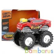 МАШИНА "ИГРАЕМ ВМЕСТЕ" ГОНОЧНАЯ НА БАТ. СВЕТ+ЗВУК LD-2027 В РУСС. КОР. в кор.2*12шт | фото №0