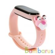 Сменный браслет Xiaomi Mi Band 5/6 Cartoon (Pink Panter) | фото №0