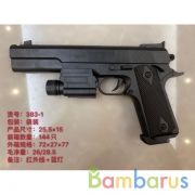 Пистолет с лазер прицелом, с фонарем в пак. в кор.2*72шт | фото №0