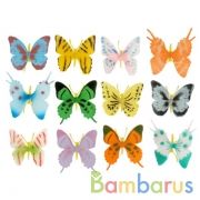 Игрушка пластизоль Играем Вместе Бабочки 6,25см 12ассорти набор в пак. (русс. уп.) в кор.2*144шт | фото №0