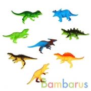 НАБОР ИЗ 8-И ДИНОЗАВРОВ "ИГРАЕМ ВМЕСТЕ" 10СМ, В АССОРТ. В ПАК. (РУСС. УП.) в кор.10*12наб | фото №0