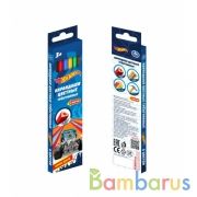 Цветные карандаши ХОТ ВИЛС 6цв, трёхгран Умка в кор.20*24шт | фото №0