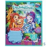 Тетрадь ЭНЧЕНТИМАЛС 18 листов, клетка Умка в кор.200шт | фото №0