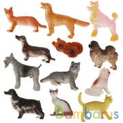 НАБОР ИЗ 12-И ДОМАШНИХ ЖИВОТНЫХ "ИГРАЕМ ВМЕСТЕ" В АССОРТ. В ПАК. (РУСС. УП.) в кор.8*24наб | фото №0