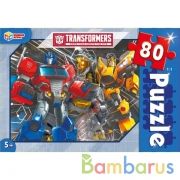 Трансформеры. Пазлы классические в коробке. Пазл 80 деталей. Умные игры в уп.16шт в кор.8уп | фото №0