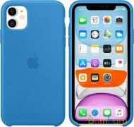 Чехол для Apple iPhone 11 Silicon Case Protect (Синяя волна) | фото №0