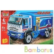 Камаз конструктор спортивный камаз, с фигуркой, 121дет. в кор. "Город мастеров" в кор.2*18шт | фото №0