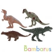 Игрушка пластизоль ДИНОЗАВРЫ 4 шт/пакет ИГРАЕМ ВМЕСТЕ в кор.2*60наб | фото №0