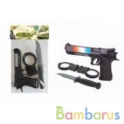 Набор полиция (пистолет+аксесс.) в пак. (русс. уп.) в кор.2*96шт | фото №0