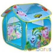 Палатка детская игровая СМЕШАРИКИ 83х80х105см Играем вместе в кор.24шт | фото №0