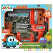 Набор строит. инструментов Грузовичок Лёва в русс. кор. 32,5*28*5,5см Играем вместе в кор.2*24шт | фото №0