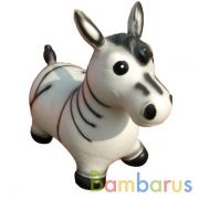 Мяч-прыгун Зебра, 1300г в пак. в кор.15шт | фото №0