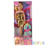 Кукла 29см, ТМ София и Алекс, София в платье с пайетками, с аксесс. в русс. кор. в кор.24шт | фото №0