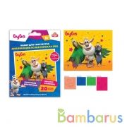 Набор д/детского тв-ва БУБА аппликация из эва (18х15 см) МУЛЬТИ АРТ в кор.100шт | фото №0