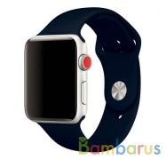 Ремешок Sportband для Apple Watch 38/40mm силиконовый (Темно-синий) | фото №0