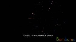 FD2023 ( Шар 2,5" )  COCO PISTIL BLUE PEONY | фото №0