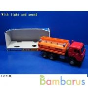 Машина бензовоз свет+звук, открыв. двери и кабина 9118B в русс. кор. 23*8см в кор.2*12шт | фото №0