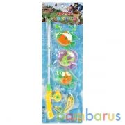 ИГРА РЫБАЛКА "ИГРАЕМ ВМЕСТЕ" "МАША И МЕДВЕДЬ" НА БАТ. СО СВЕТОМ НА КАРТ. 59*19СМ в кор.2*36шт | фото №0