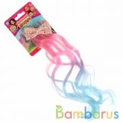 Аксесс д/девочек СКАЗОЧНЫЙ ПАТРУЛЬ прядь волос на заколке (фуксия/син) МИЛАЯ ЛЕДИ уп-10шт в кор.50уп | фото №0