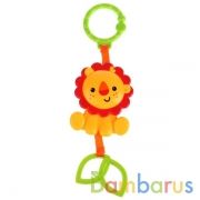 Погремушка со съемным кольцом ТМ Умка "Львенок" в пак. на карт. (русс. уп.) в кор.144шт | фото №0