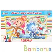 Настольная игра-ходилка Фиксики. Азбука в кор. Умные игры в кор.20шт | фото №0