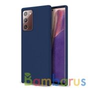 Чехол силиконовый Silicon Cover для Samsung Note 20 (Синий) | фото №0