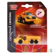 ТМ ТЕХНОПАРК. МАШИНА МЕТАЛЛ. КАРЬЕРНЫЙ САМОСВАЛ 7,5СМ, ПОД.ЭЛ. В БЛИСТЕРЕ (РУСС. УП.) в кор.2*144шт | фото №0