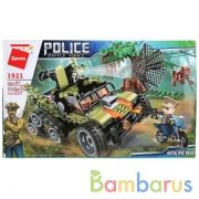 Конструктор пласт. полиция (джип+фигурки+аксесс.), 227дет. в кор. в кор.32шт | фото №0