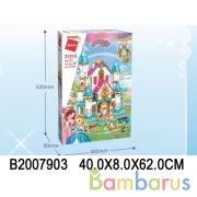 Конструктор пласт. замок, с фигурками и аксесс., 1169дет. в кор. в кор.5шт | фото №0