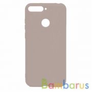 Силиконовый чехол Silky and Soft-Touch Huawei Honor 7C Pro (Purple) (30) | фото №0