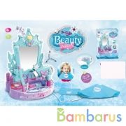 Набор игровой туалетный столик на бат. свет+звук, с аксесс. K75299A в кор. в кор.24шт | фото №0
