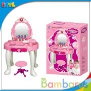 Набор игровой туалетный столик д/девочек, на бат. свет+звук, табурет, аксесс. 00825 в кор. в кор.6шт | фото №0
