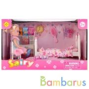 Кукла гнущаяся, с мебелью и аксесс. в кор. в кор.24шт | фото №0