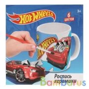 Набор д/дет тв-ва ХОТ ВИЛС кружка для росписи (краски, кисточка) MultiArt в кор.24шт | фото №0